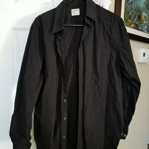 Black collard shirt